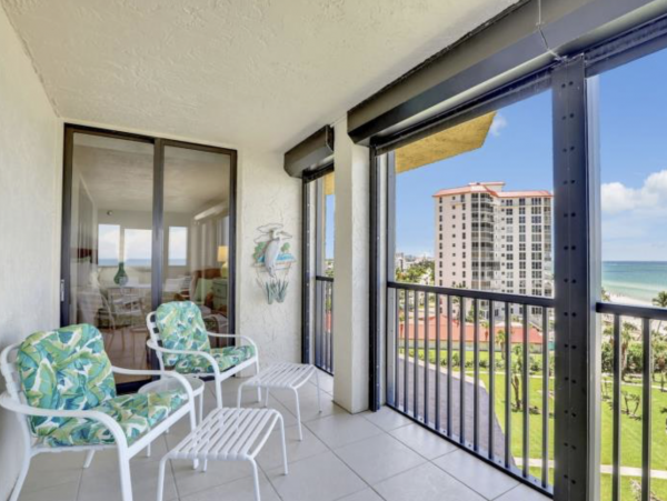 6th floor views Gulf Front of Vanderbilt Beach 3 month rental